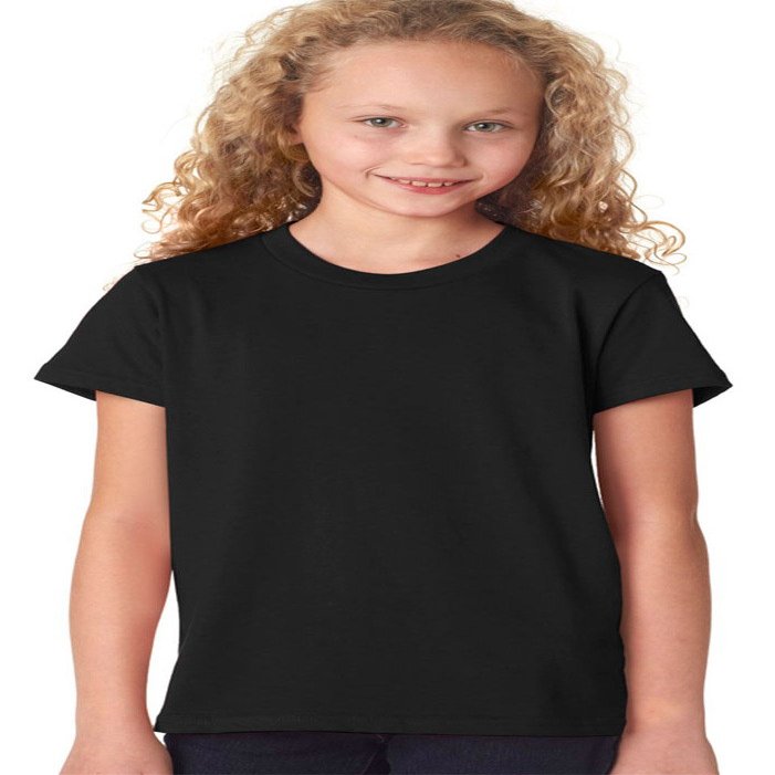Bella + Canvas Youth Jersey Short-Sleeve T-Shirt S BLACK