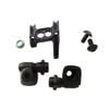 Shimano Spares PD-M324 complete axle assembly left hand view 1