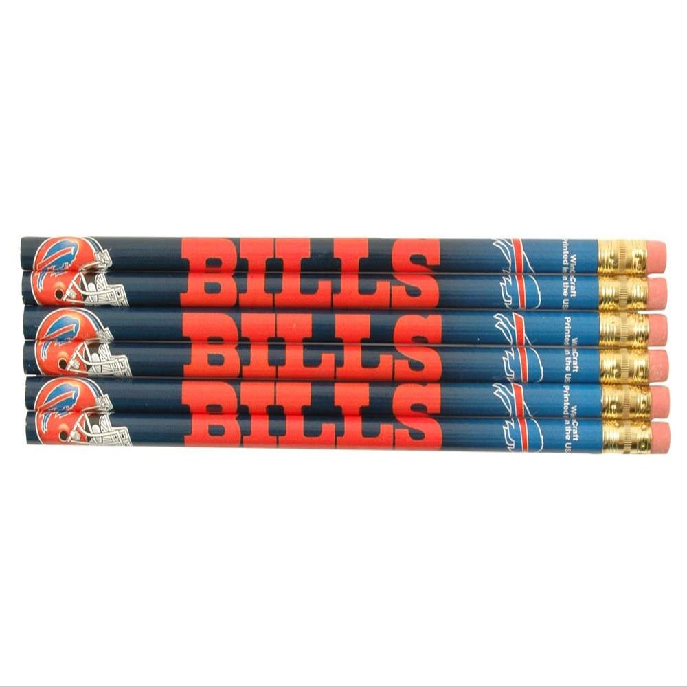 NFL Buffalo Bills 15490011 Pencil (6 Pack)
