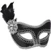 Forum Novelties Party Supplies Unisex-Adults Sequin Fashion Mask, Black, Standard, Multi, One Size, Multicolor