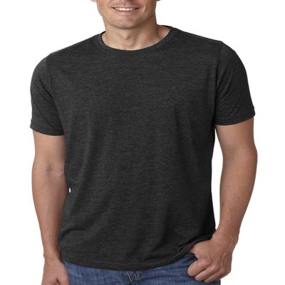 Next Level Unisex Poly/Cotton Crew M BLACK