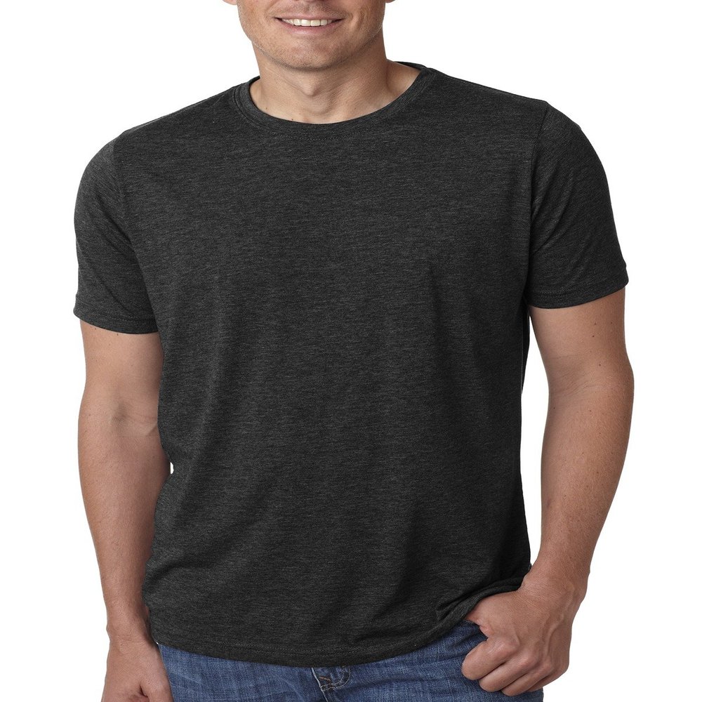 Next Level Unisex Poly/Cotton Crew M BLACK