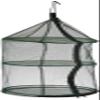 BUNDOK (Bandokku) Folding Dry net BD-303 Tableware Dry Compact Storage view 1