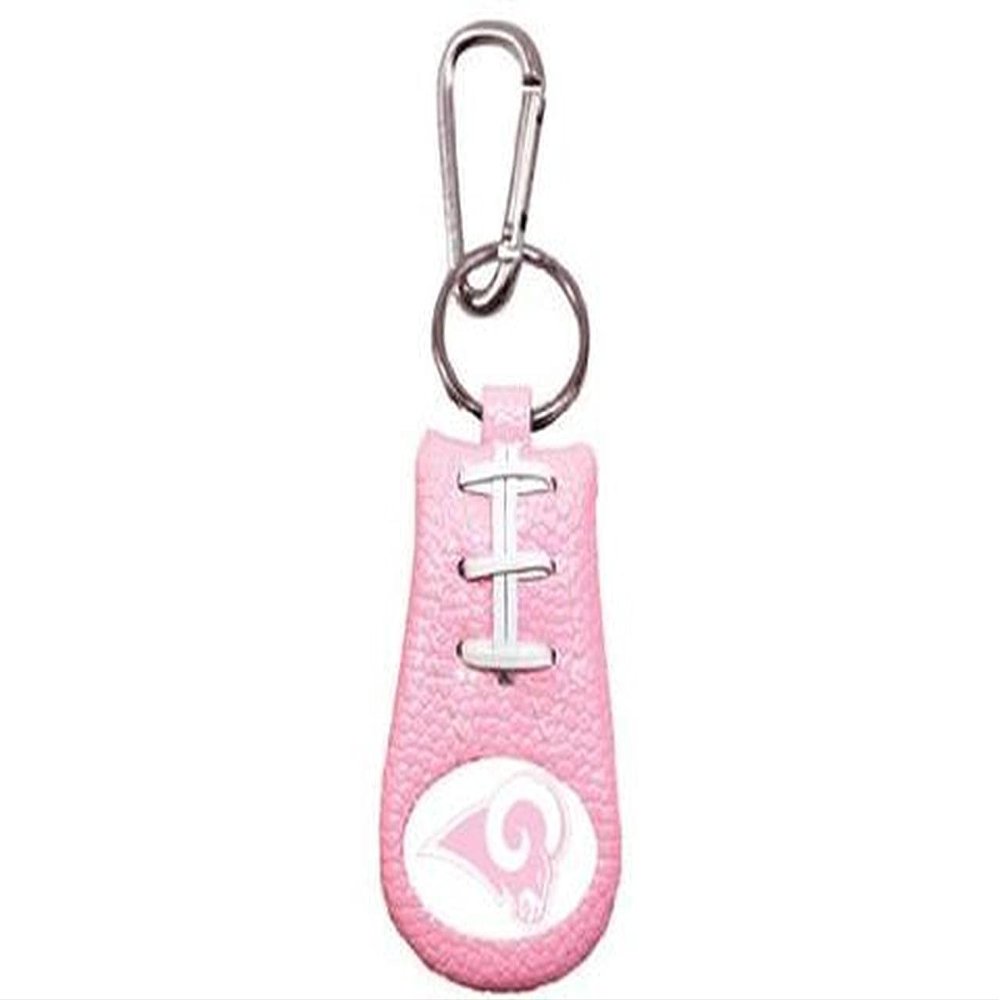 NFL St. Louis Rams Pink Football Keychain