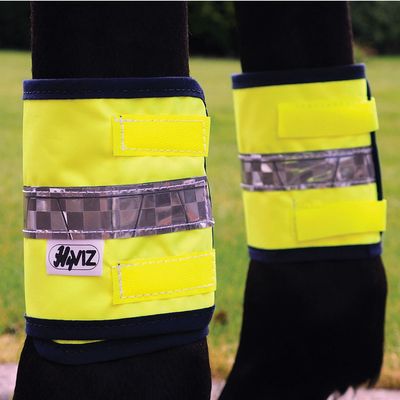 Toggi William Hunter Equestrian Reflective Leg Bands (Set of 4) - Yellow
