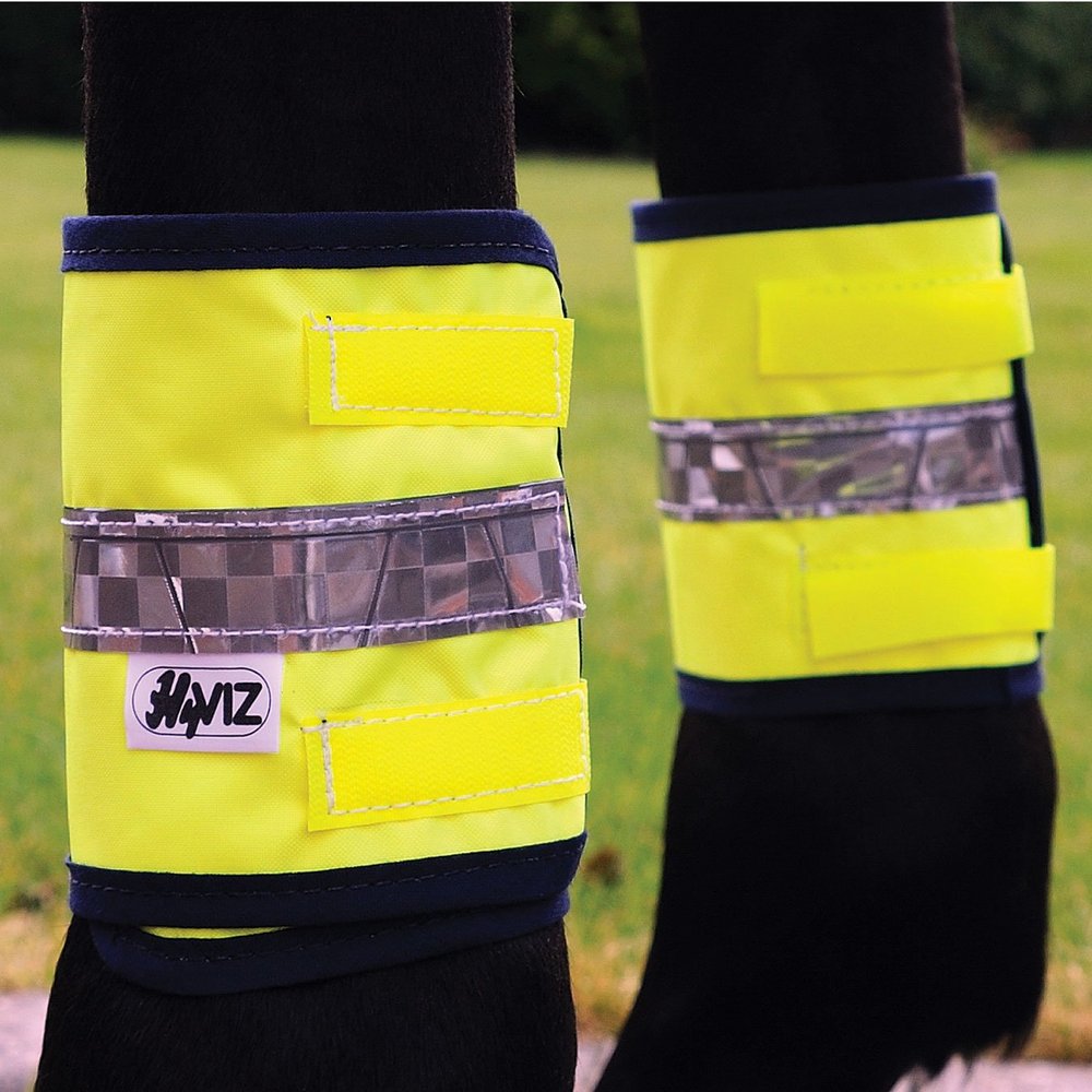 Toggi William Hunter Equestrian Reflective Leg Bands (Set of 4) - Yellow