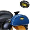 TrailMax 500 Series Saddle Pommel Pocket Bag for Horse Trail Riding; Saddle Bag for Western & Endurance Saddles; Cellphone Horn Bag; Trail Riding Cellphone Pommel Pocket; Black & Sand view 3
