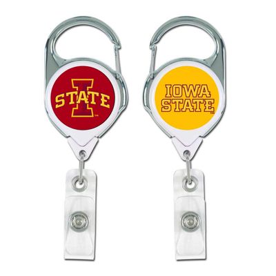 NCAA Iowa State Cyclones Badge HolderPremium Retractable Badge Holder, Team Colors, One Size