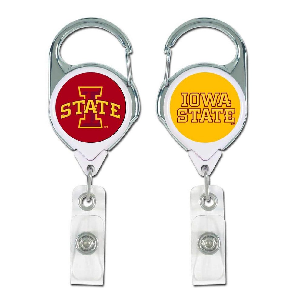 NCAA Iowa State Cyclones Badge HolderPremium Retractable Badge Holder, Team Colors, One Size