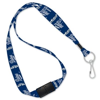 WinCraft MLB San Diego Padres Lanyard with Breakaway, 3/4"