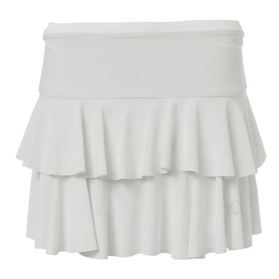 Aislinn Womens Floricient Neon Jersey Rara Tutu Mini Skirt / Multiple Colours S/M UK(8-10) White