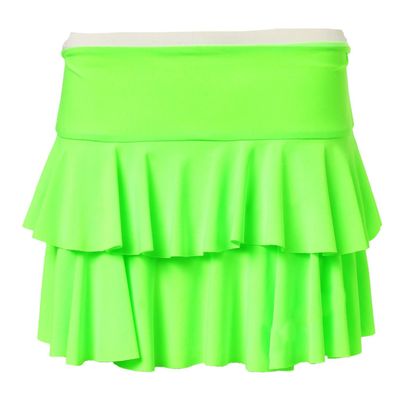 Aislinn Womens Floricient Neon Jersey Rara Tutu Mini Skirt / Multiple Colours S/M UK(8-10) Lime