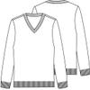 CLASSROOM Boys 2-7 Unisex Long Sleeve V-Neck Sweater, Black, X-Small view 2