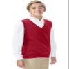 CLASSROOM Little Boys' Uniform Sweater Vest, Red, X-Small view 4