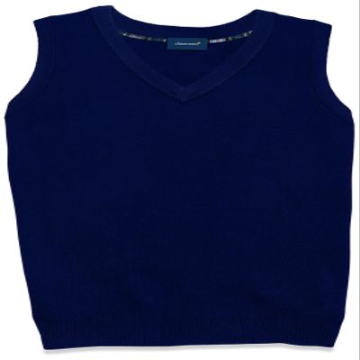 CLASSROOM Little Boys' Uniform Sweater Vest, Dark Navy, X-Small