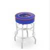 L7C1 Boise State 25" Double-Ring Swivel Counter Stool with Chrome Finish view 1