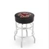 HBS L7C1 Boston College 25" Double-Ring Swivel Counter Stool with Chrome Finish view 1