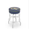 L7C1 Georgia Tech 25" Double-Ring Swivel Counter Stool with Chrome Finish view 1