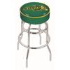 L7C1 North Dakota State 25" Double-Ring Swivel Counter Stool with Chrome Finish view 1