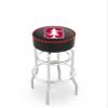 L7C1 Stanford 25" Double-Ring Swivel Counter Stool with Chrome Finish view 1