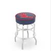 HBS L7C1 Ole' Miss 25" Double-Ring Swivel Counter Stool with Chrome Finish view 1