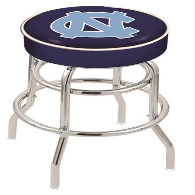 HBS L7C1 North Carolina 25" Double-Ring Swivel Counter Stool with Chrome Finish
