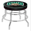 HBS L7C1 Ohio University 25" Double-Ring Swivel Counter Stool with Chrome Finish view 1