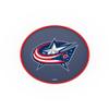 L7C1 Columbus Blue Jackets 25" Double-Ring Swivel Counter Stool with Chrome Finish view 3