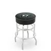 HBS L7C1 Dallas Stars 25" Double-Ring Swivel Counter Stool with Chrome Finish view 1