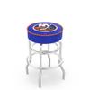 HBS L7C1 New York Islanders 25" Double-Ring Swivel Counter Stool with Chrome Finish view 1