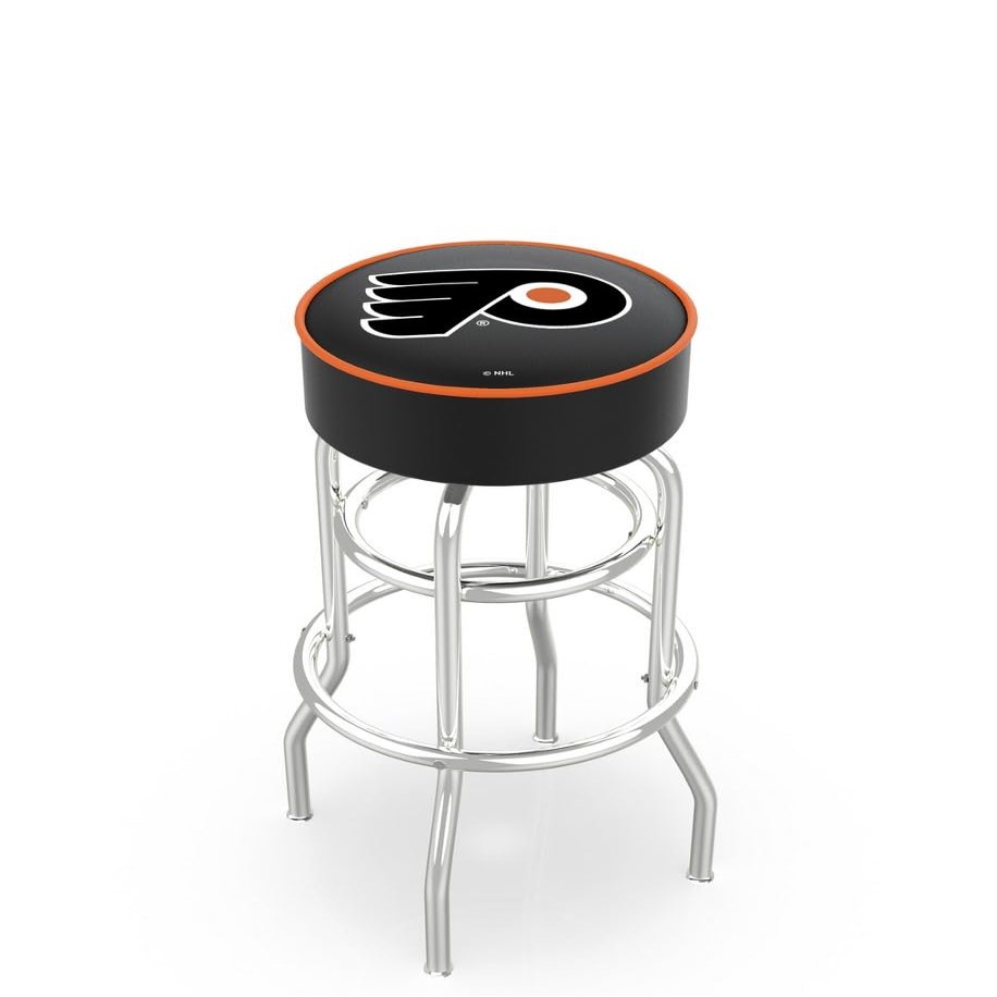 Philadelphia Flyers Bar Stool w/Black Background