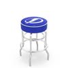 HBS L7C1 Tampa Bay Lightning 25" Double-Ring Swivel Counter Stool with Chrome Finish view 1