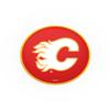 HBS L7C1 Calgary Flames 30" Double-Ring Swivel Bar Stool with Chrome Finish view 3