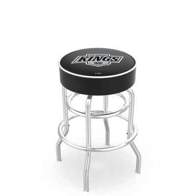 HBS L7C1 Los Angeles Kings 30" Double-Ring Swivel Bar Stool with Chrome Finish