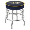HBS L7C1 Nashville Predators 30" Double-Ring Swivel Bar Stool with Chrome Finish view 1