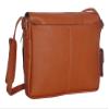 NCAA Auburn Tigers Tan Leather Laptop Messenger Bag view 2
