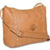 NCAA East Carolina Pirates Tan Leather Women's Top Zip Handbag view 1