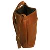 NCAA East Carolina Pirates Tan Leather Women's Top Zip Handbag view 3