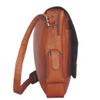 NCAA Michigan State Spartans Tan Leather Laptop Messenger Bag view 3