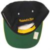 Pittsburgh Penguins Retro Mitchell & Ness Script Hat Cap Snapback Black Yellow view 2