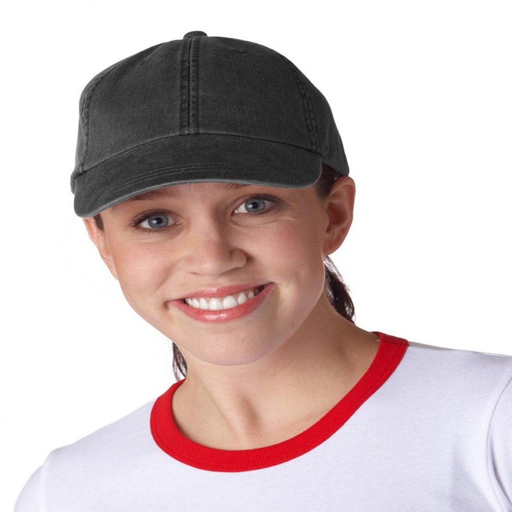 Adams Optimum Pigment Dyed-Cap OS BLACK