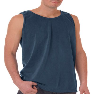 BC GARM/DYE Tank TOP (X-Large, Denim PgmDye)