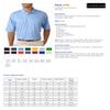 UltraClub Mens Cool & Dry Sport Polo - Red - 3XL view 2
