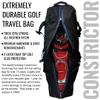 CaddyDaddy Golf Constrictor 2 Travel Cover (Black/Navy) view 4