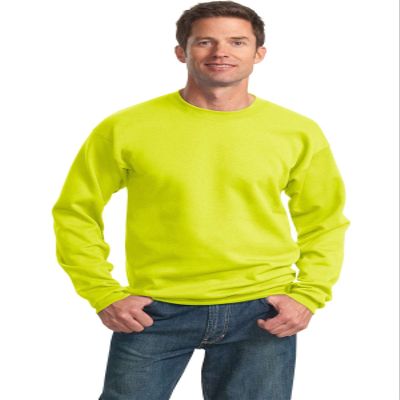 Port & Company - Crewneck Sweatshirt. - Safety Green - S