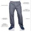 Landau Essentials Relaxed Fit 7-Pocket Elastic Cargo Scrub Pants for Men 8555 view 2