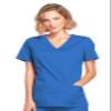 Cherokee Women's Workwear Scrubs Core Stretch Mock-Wrap Top (XXX-Large), Royal view 1