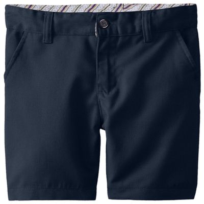 Genuine Girls' Twill Short (More Styles Available), Warm Navy, 5