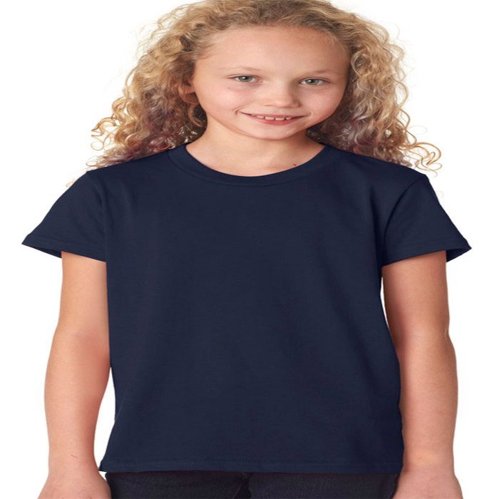 BELLA+CANVAS Youth Jersey Short Sleeve Tee Navy