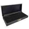 Display and Fixture Store Black Leatherette Wide Slot Jewelry Ring Tray Travel Case - Holds 12 Rings view 1
